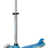 Patinete Mini Micro Deluxe Glow Led Azul Ártico