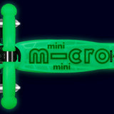Patinete Mini Micro Deluxe Glow Led Verde Lima