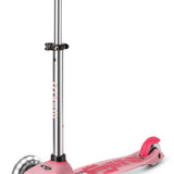 Patinete Mini Micro Deluxe Glow Led Rosa Escarcha