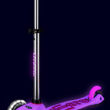 Patinete Mini Micro Deluxe Glow Led Rosa Escarcha