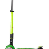 Patinete Maxi Deluxe Plegable Neon Led Verde - Amarillo