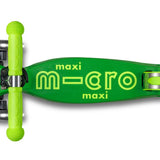 Patinete Maxi Deluxe Plegable Neon Led Verde - Amarillo