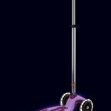 Patinete Maxi Micro Deluxe Glow Led Lila