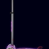 Patinete Maxi Micro Deluxe Glow Led Lila