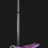 Patinete Maxi Micro Deluxe Glow Led Lila