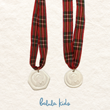 Medalla Virgen Tartán Rojo