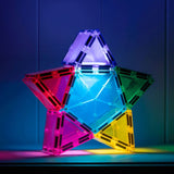 Construcción Connetix Light Star Pack 28 piezas
