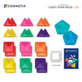 Construcción Connetix Light Star Pack 28 piezas