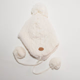 Gorro orejeras Blanco Roto