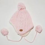 Gorro orejeras rosa