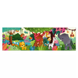 Maletín Redondo Puzzle Panorámico Jungla 36 piezas