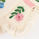Alas bordadas con Flores Disfraz
