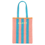 Bolso de Rafia a Rayas