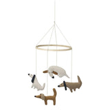 Móvil de cuna Perritos