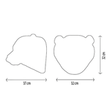 Cabeza Oso Marrón Oliver