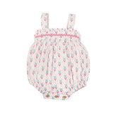 Pelele Tirantes Flores Rosa