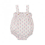 Pelele Tirantes Flores Rosa