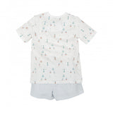 Pijama Niño Veleros Manga Corta