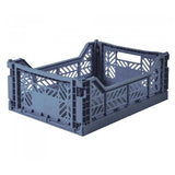 Caja Plegable Azul Mediana