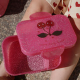 Lunch box Cherry Glitter