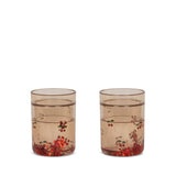 Vasos con purpurina Cerezas