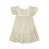 Vestido Flores con Volantes