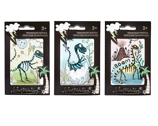 Tatuajes lavables dino