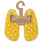 Slip stop lunares mostaza