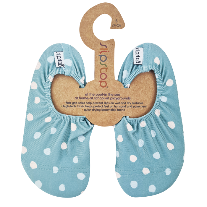 Slip stop lunares verde sage