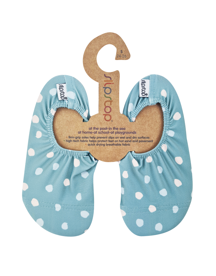 Slip stop lunares verde sage