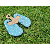 Slip stop lunares verde sage