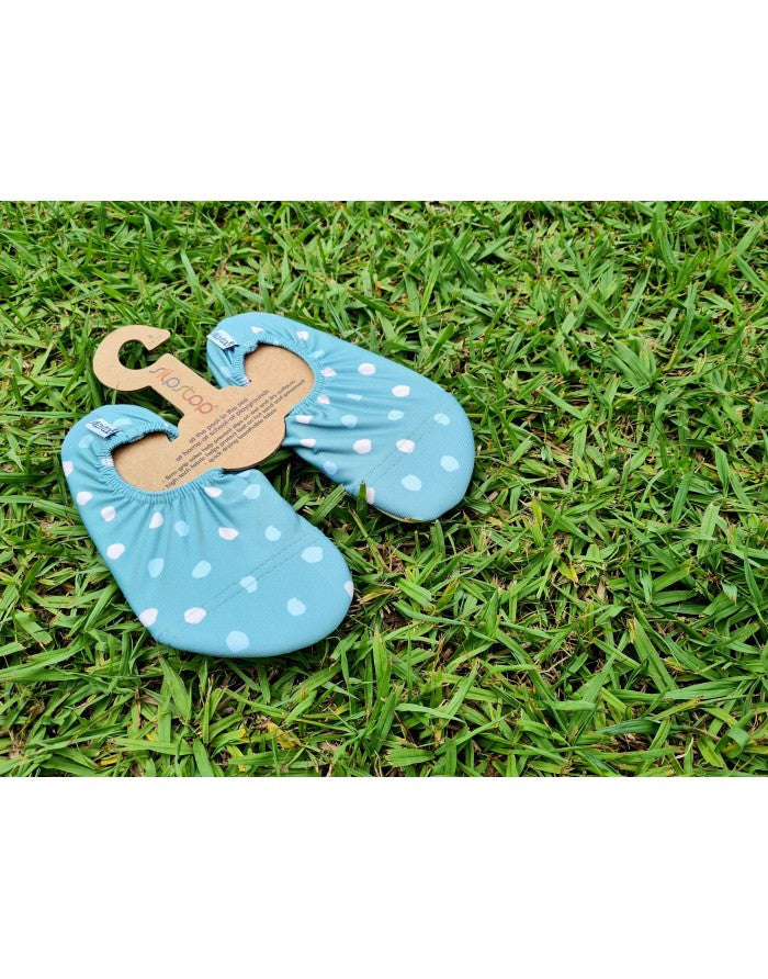 Slip stop lunares verde sage