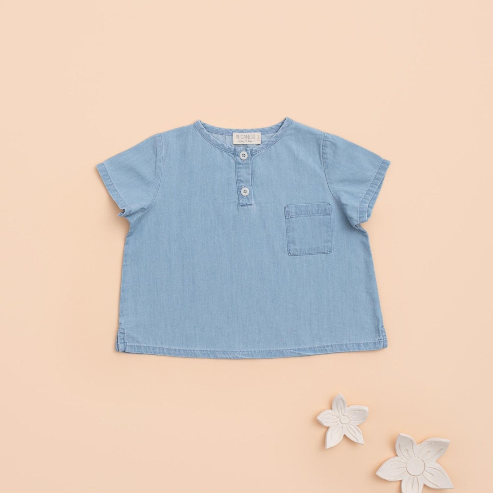 Camisa Botón Denim Soft