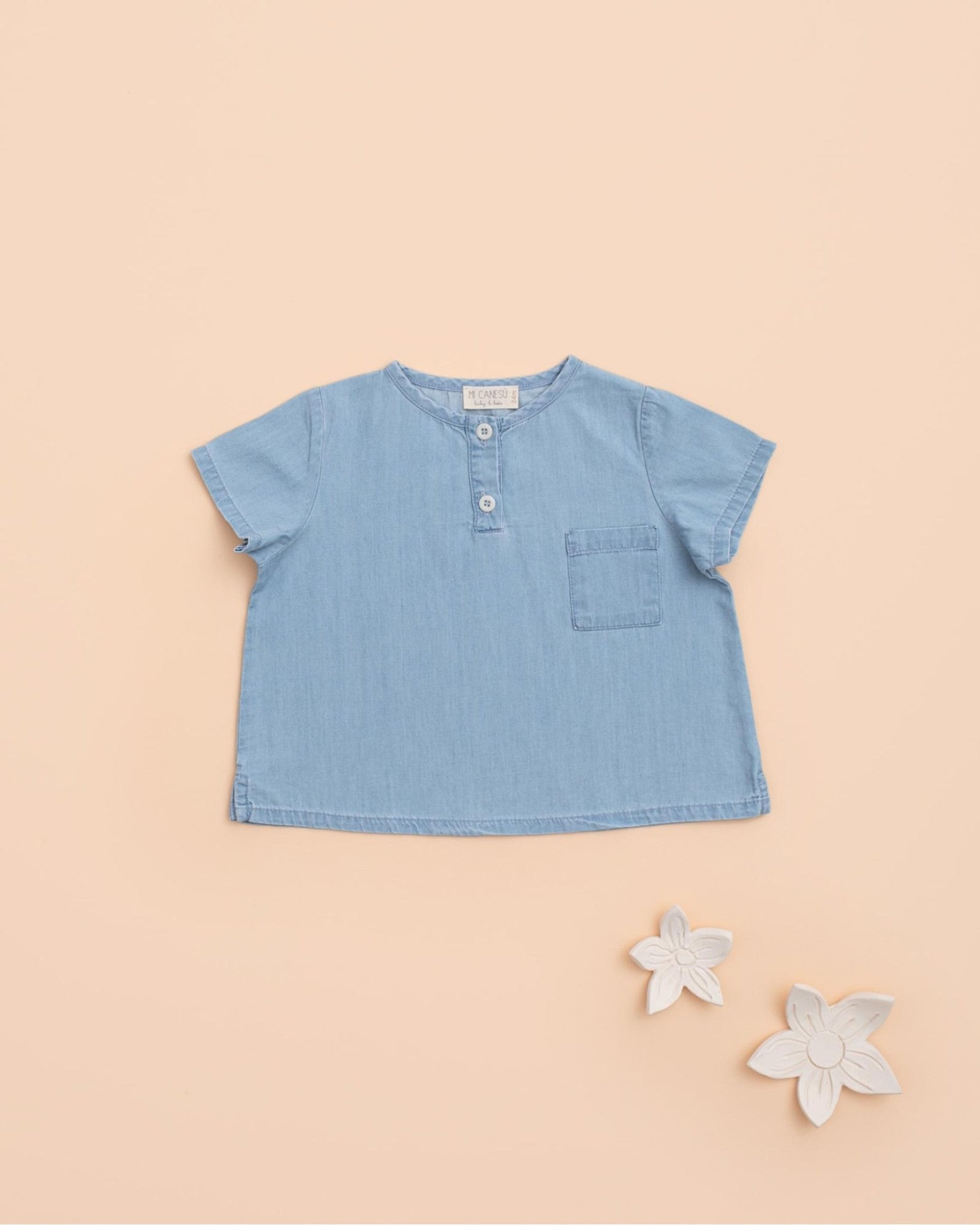 Camisa Botón Denim Soft
