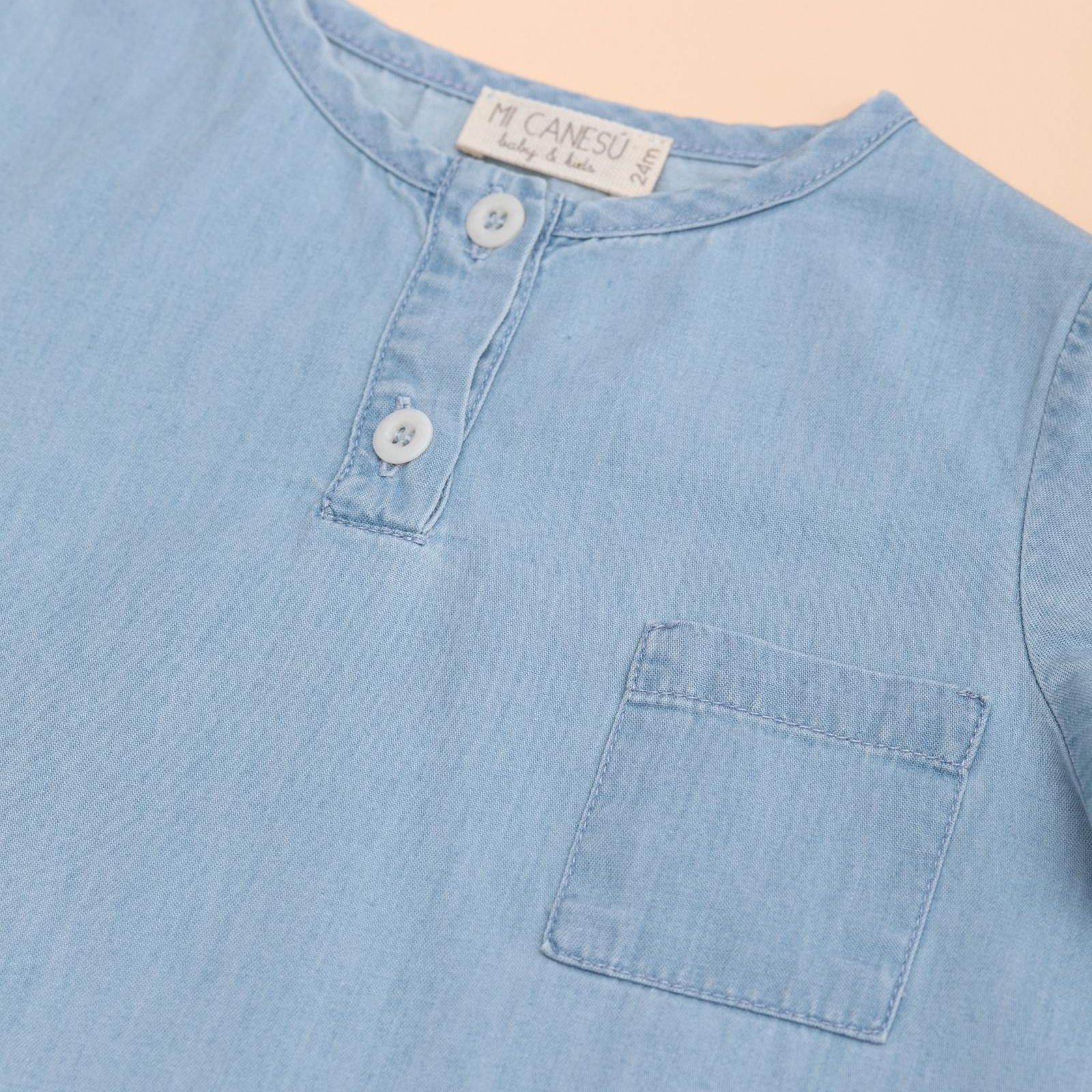 Camisa Botón Denim Soft