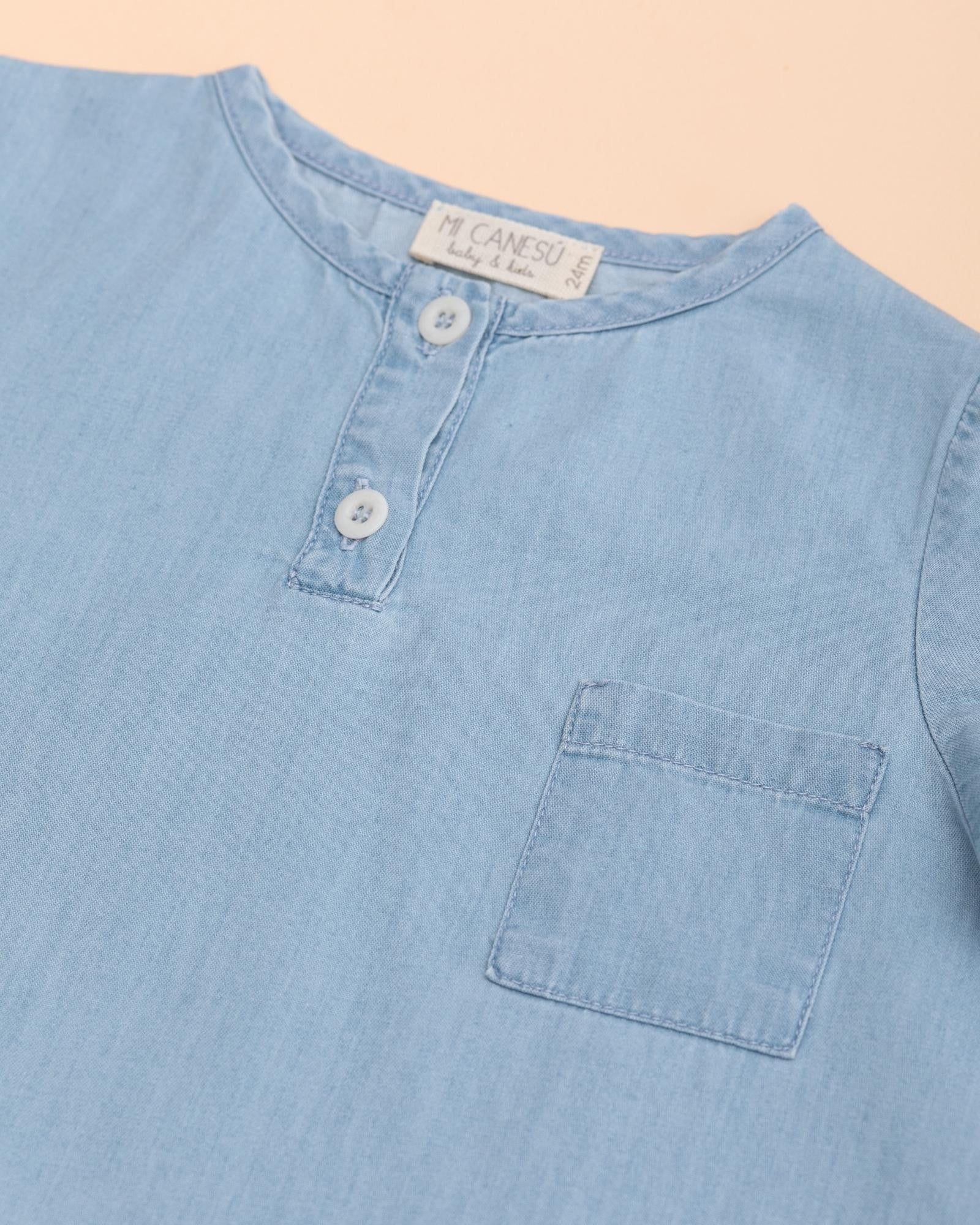 Camisa Botón Denim Soft